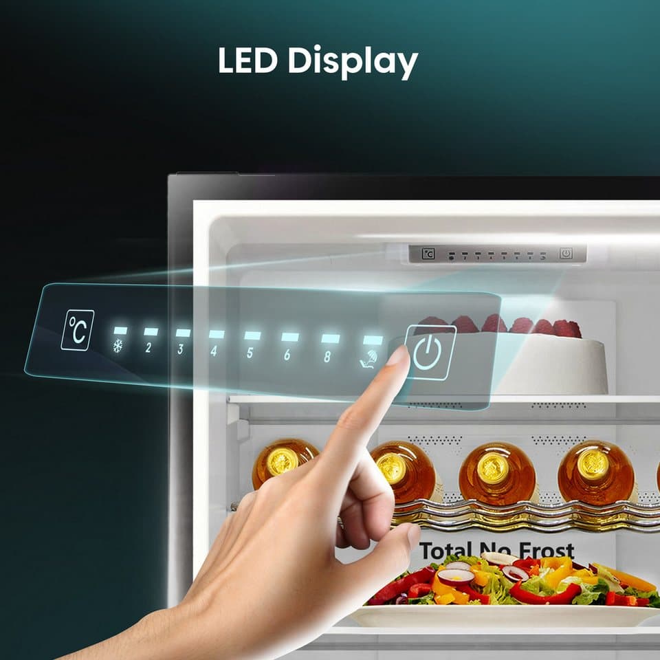 Hisense Kühl-/Gefrierkombination RB440N4AFA, 201,7 cm hoch, 59,5 cm breit, Total No Frost, 0° Cooling Schublade, Flaschenablage, Super Freeze - Thumbnail 5