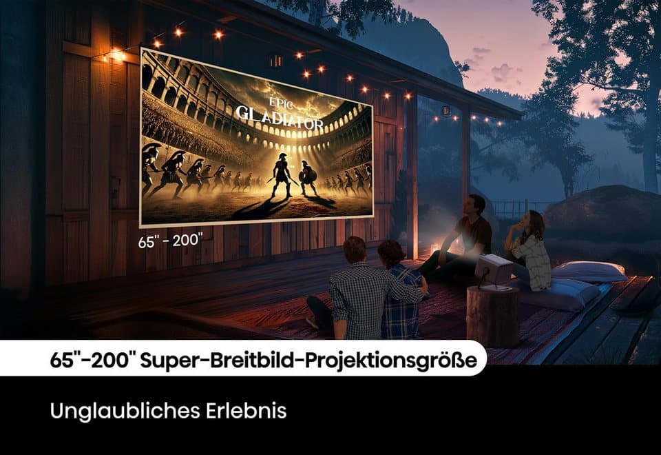 Hisense M2 PRO DLP-Beamer (1300 lm, 1000:1, 3840 x 2160 px, Hisense M2 PRO 4K UHD Laser Mini Projektor) - Thumbnail 14