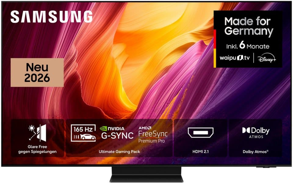 Samsung GQ77S95HFT OLED-Fernseher (195 cm/77 Zoll, 4K Ultra HD, Smart-TV, Antireflexion mit Glare Free, HDR pro, Ultimate Gaming Pack mit 165Hz) - Bild 1