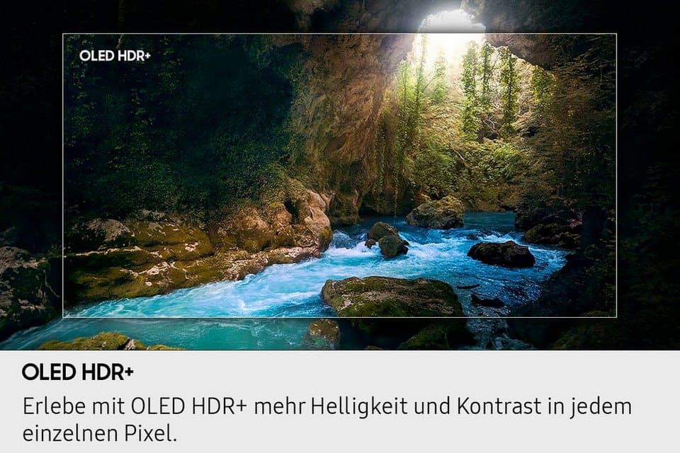 Samsung GQ77S90FAE OLED-Fernseher (194 cm/77 Zoll, 4K Ultra HD, Smart-TV, HDR+, Dolby Atmos & AI Sound, Gaming Hub, Upscaling Pro, bis zu 144Hz) - Thumbnail 7