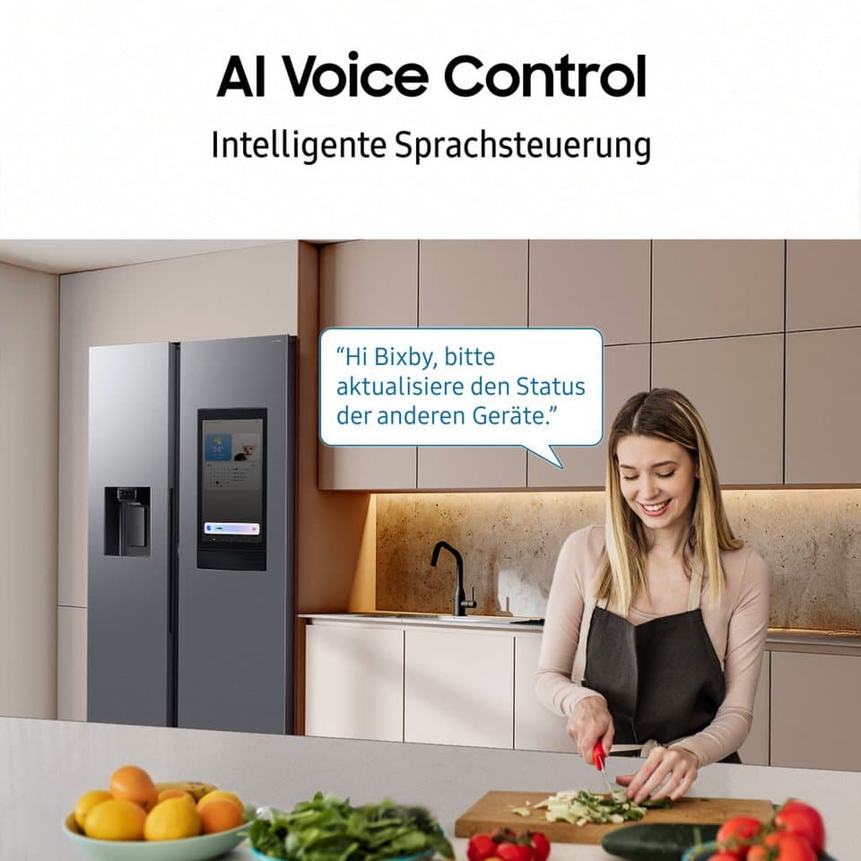 Samsung Side-by-Side RS97F RS90F67BETEF, 178 cm hoch, 91,2 cm breit - Thumbnail 6