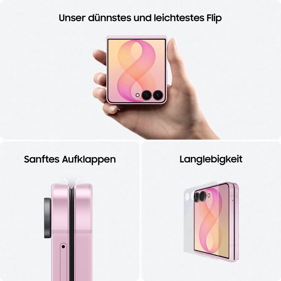 Samsung Z Flip8 Smartphone (17,41 cm/6,9 Zoll, 256 GB Speicherplatz, 50 MP Kamera) - Thumbnail 3
