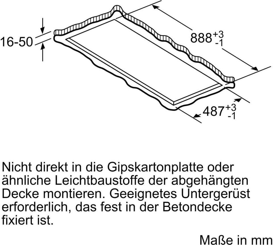 BOSCH Deckenhaube DRC99PS20 DRC99PS20, Smarter PerfectAir Sensor & leicht zu reinigender Innenraum - Thumbnail 8