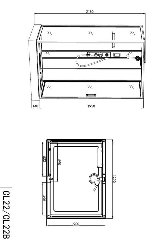 Sanotechnik Komplettdusche BOSTON, BxT: 120x90 cm, Einscheibensicherheitsglas - Thumbnail 11
