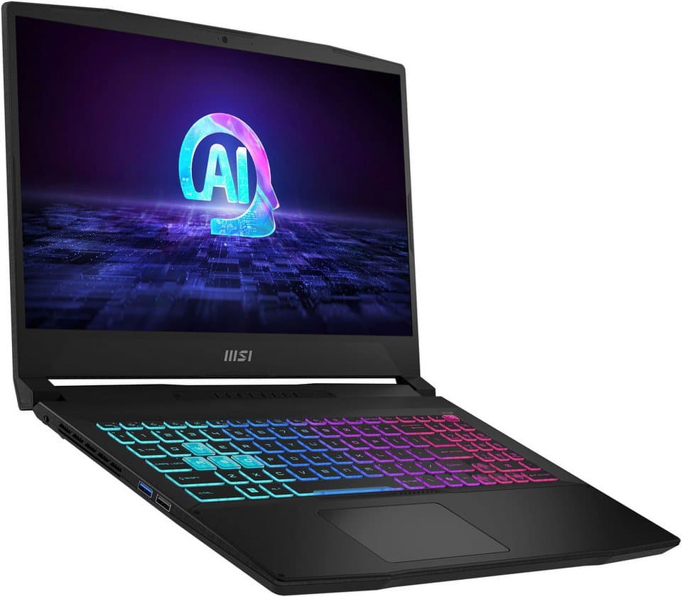 MSI Katana A15 AI B8VG-490 Gaming-Notebook (39,6 cm/15,6 Zoll, AMD Ryzen 9 8945HS, GeForce RTX 4070, 16 GB, 1000 GB SSD) - Thumbnail 4