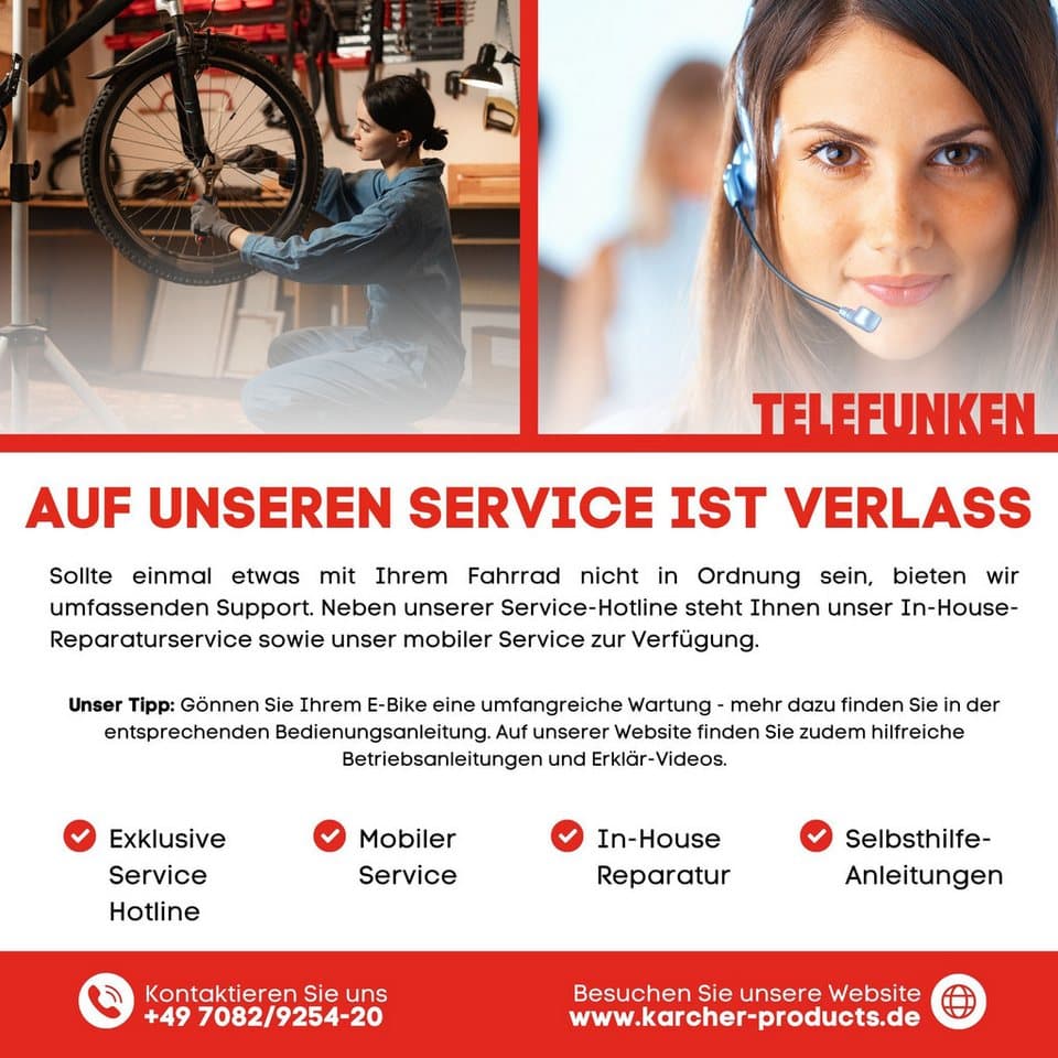 Telefunken E-Bike Cityrad Multitalent RC657, 7 Gang Shimano Nexus Schaltwerk, Nabenschaltung, Frontmotor, 536,5 Wh, Pedelec, Elektrofahrrad für Damen u. Herren - Thumbnail 10