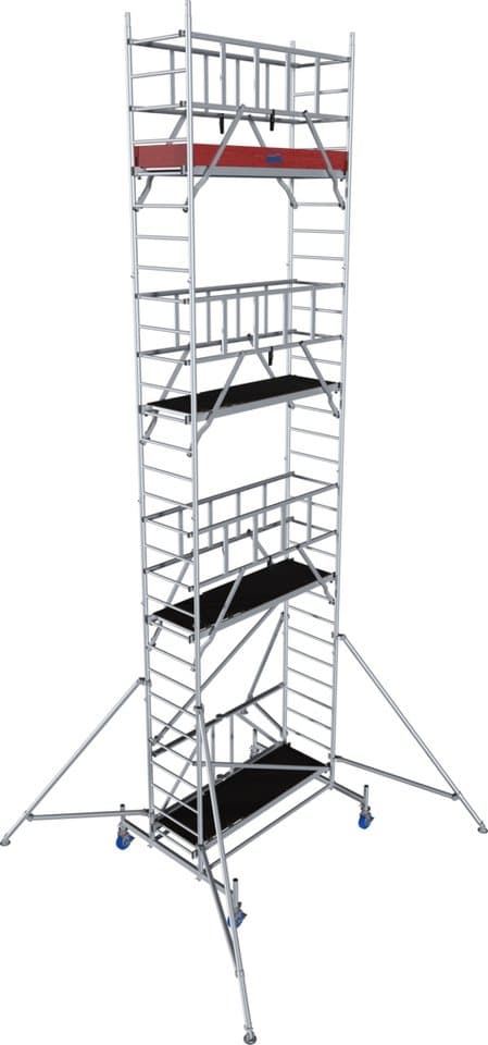 KRAUSE Fahrgerüst ProTec XS Alu-FaltGerüst, (Set), Arbeitshöhe: 8,8 Meter