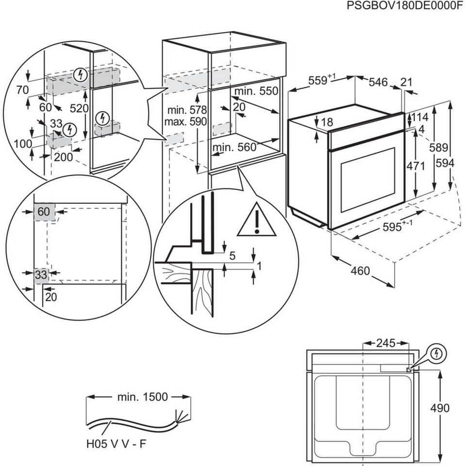 AEG Backofen-Set HH24BSPIL, mit 1-fach-Teleskopauszug, Pyrolyse-Selbstreinigung, AirFry: knusprige Ergebnisse mit wenig oder ohne Öl, Made in Germany - Thumbnail 31