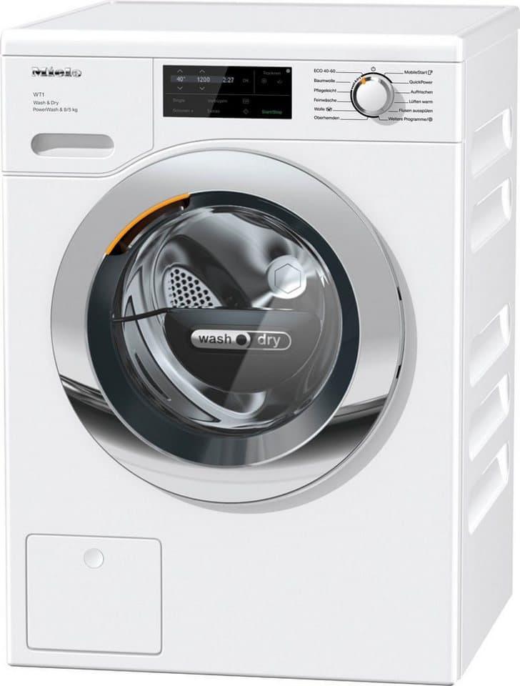 Miele Waschtrockner WTI360 WPM PWash 8/5 kg, 8 kg, 5 kg, 1600 U/min, Getestet auf 20 Jahre perfekte Wäschepflege, 25 Jahre Motorgarantie