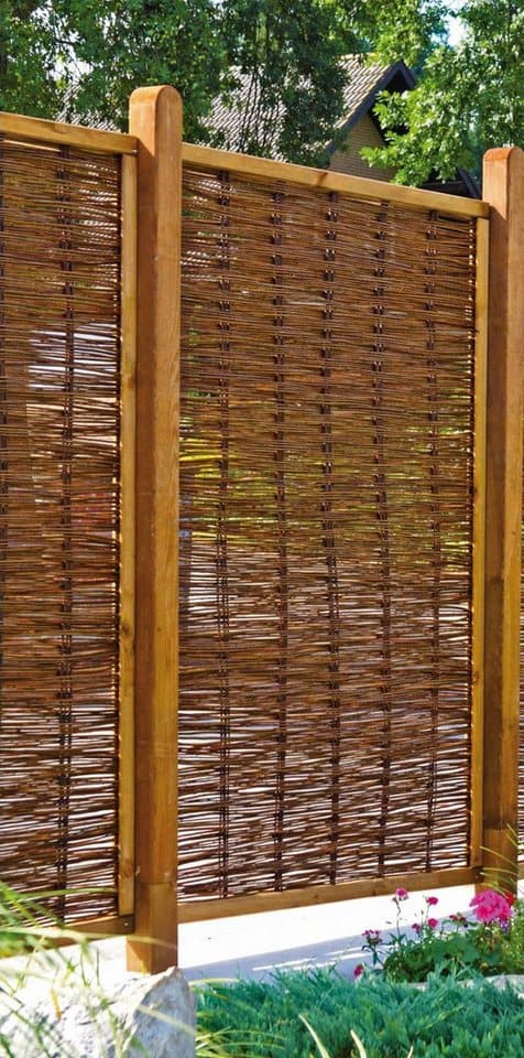 Tetzner & Jentzsch Weidenzaun Fresno 7, (Set), 9 Elemente, LxH: 1170x180 cm - Thumbnail 2