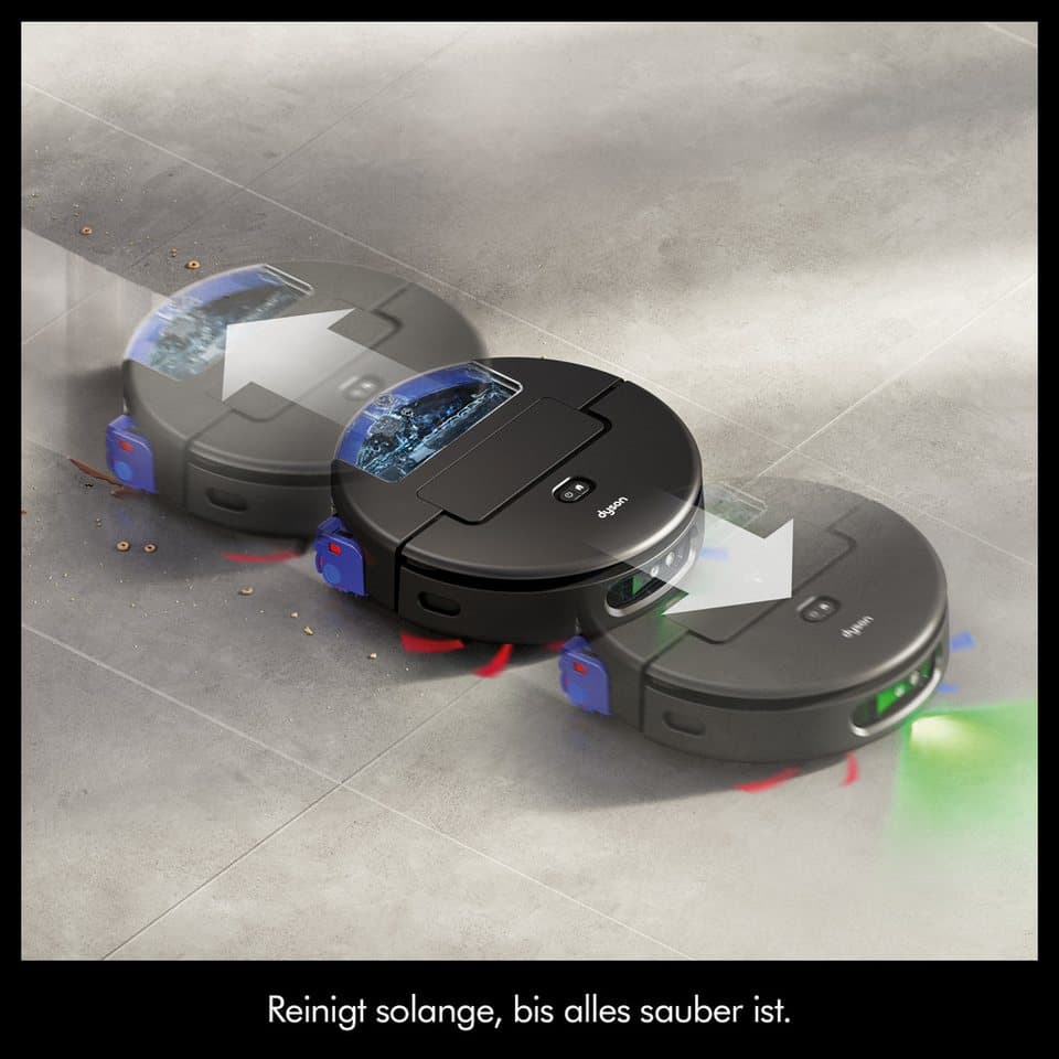 DYSON Saugroboter mit Wischfunktion spot+scrub Ai, beutellos, Beseitigt versteckte Flecken mithilfe fortschrittlicher KI - Thumbnail 5
