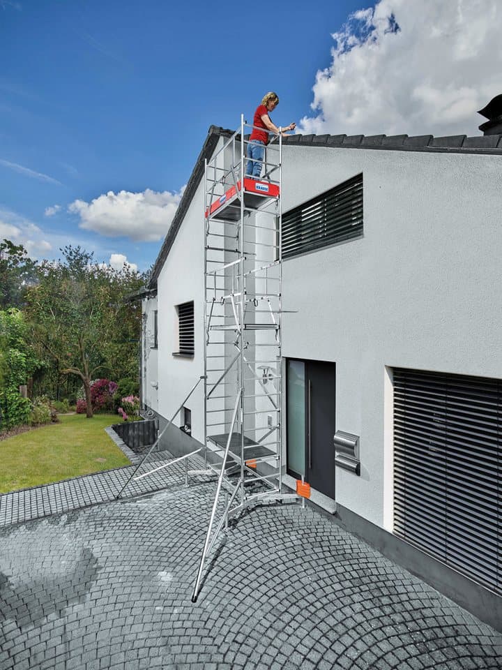 KRAUSE Arbeitsgerüst ClimTec System, (Set), Komplettgerüst, Arbeitshöhe: 7 Meter - Thumbnail 3