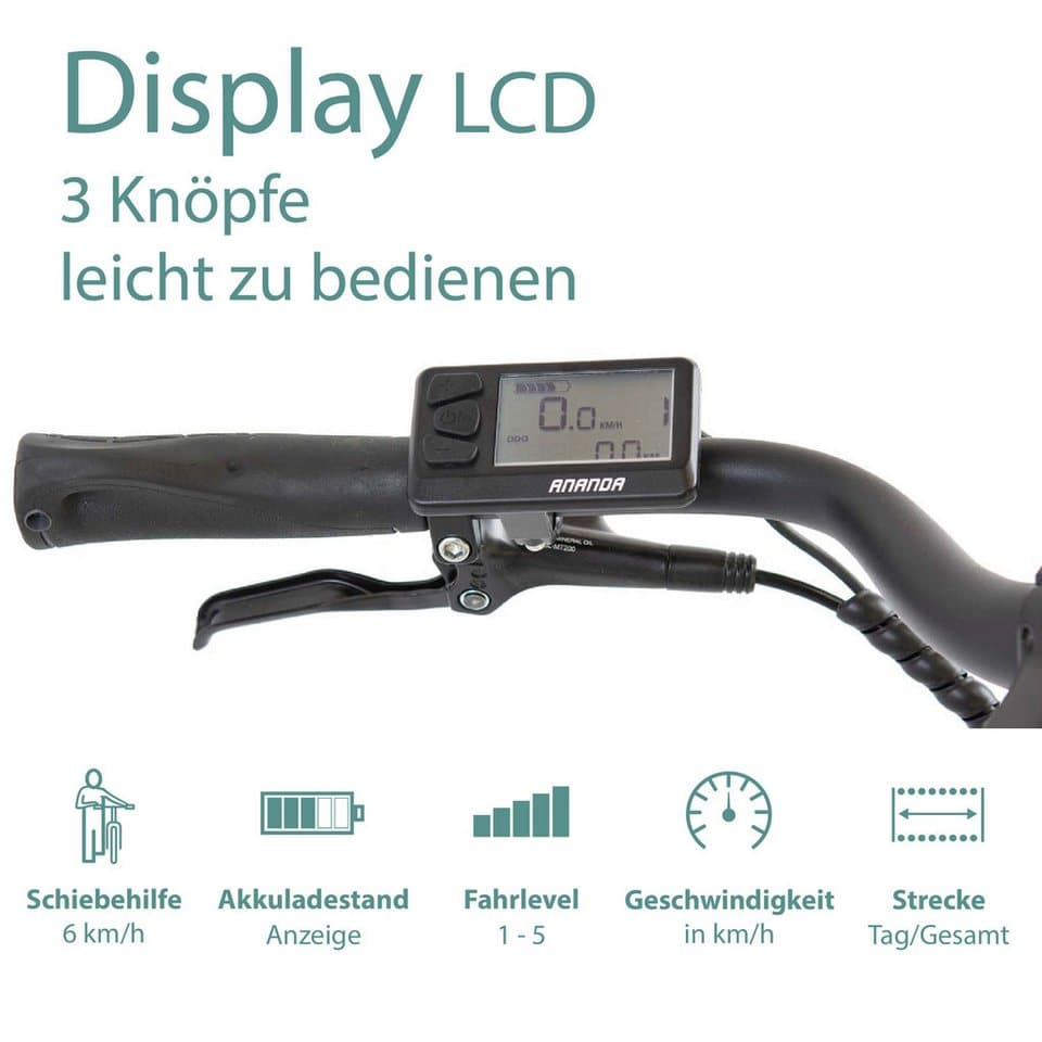 Tretwerk E-Bike Trekkingrad Sonic, 8 Gang Shimano Acera M3020 SGS Schaltwerk, Kettenschaltung, Mittelmotor, 522 Wh, Pedelec, Elektrofahrrad für Damen u. Herren - Thumbnail 2