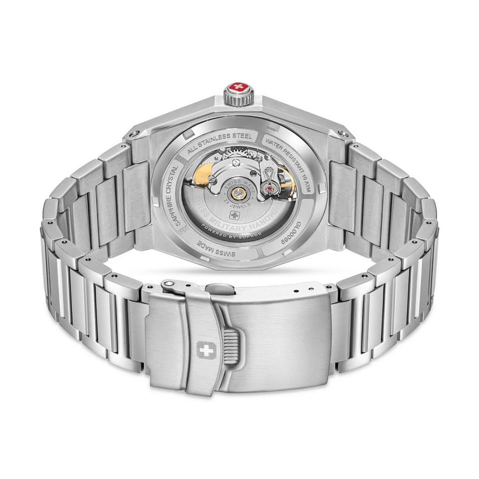 Swiss Military Hanowa Automatikuhr Avalanche SMWGL0006901, Armbanduhr, Herrenuhr, Swiss Made, Mechanische Uhr, Edelstahlarmband - Thumbnail 3