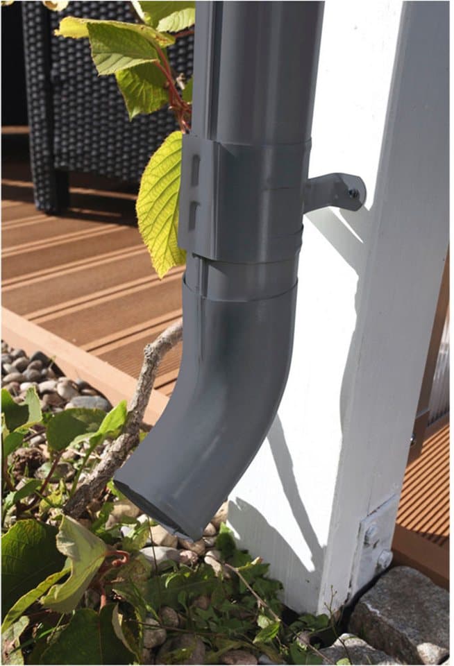 Skanholz Regenrinne, 2-St., 812 cm, für Satteldach - Thumbnail 3