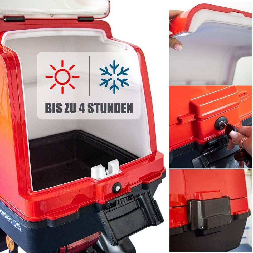 Rolektro Elektromobil Rolektro E-Carrier 25 V.3 Lithium mit XXL-Koffer, 1000 W, 25 km/h, (mit Topcase) - Thumbnail 10