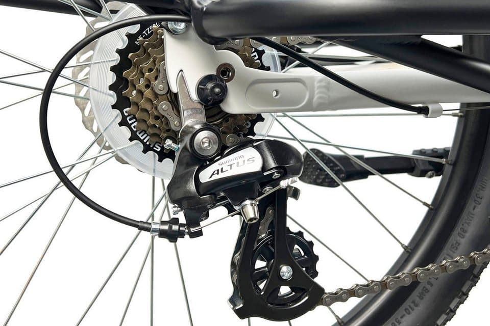 LLobe E-Bike Lastenrad Cargo City E-Bike Cargado, 7 Gang Shimano Tourney Schaltwerk, Kettenschaltung, Mittelmotor, 468 Wh - Thumbnail 12