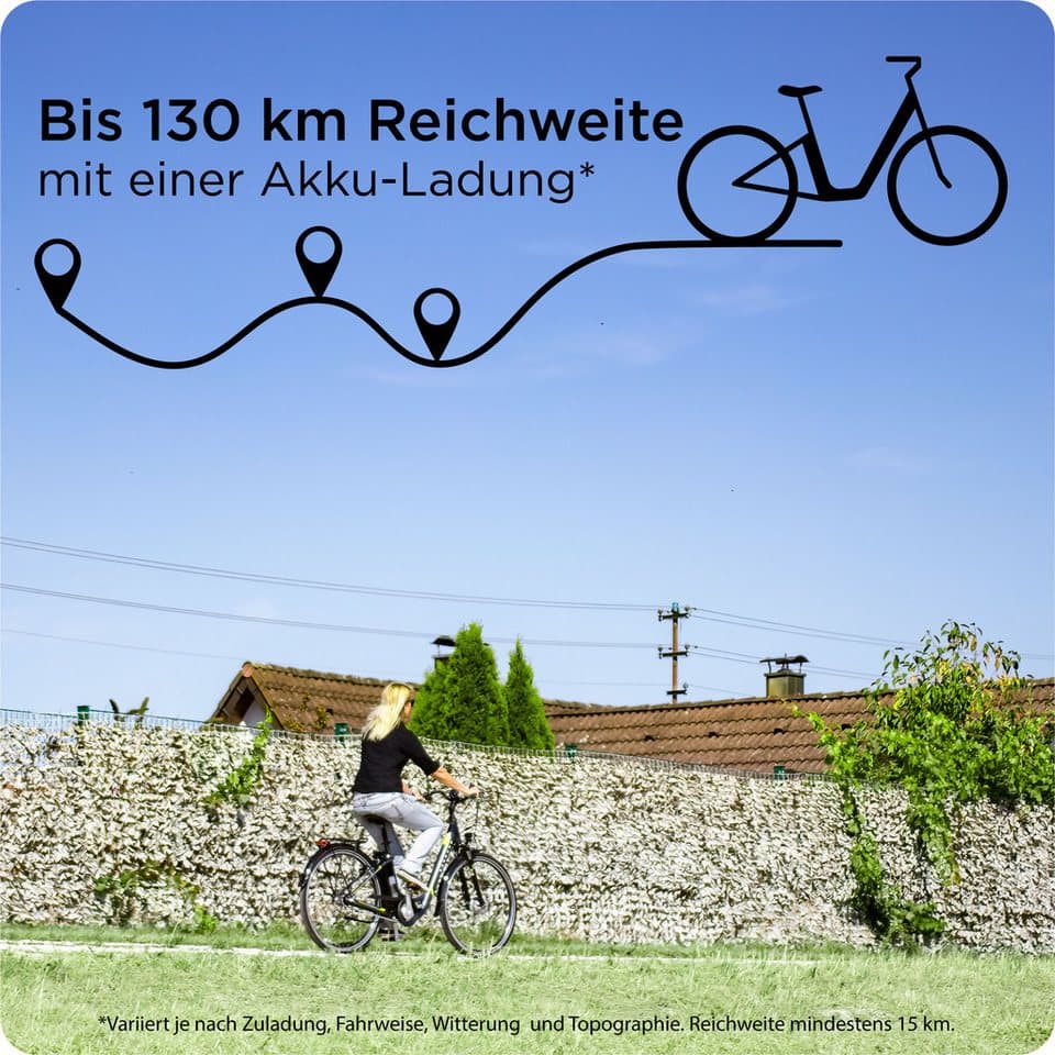 Zündapp E-Bike Cityrad Z510, 3 Gang Shimano Nexus SC-3C41 Schaltwerk, Nabenschaltung, Frontmotor, 531 Wh, (mit Frontkorb), Pedelec, Elektrofahrrad für Damen u. Herren - Thumbnail 8