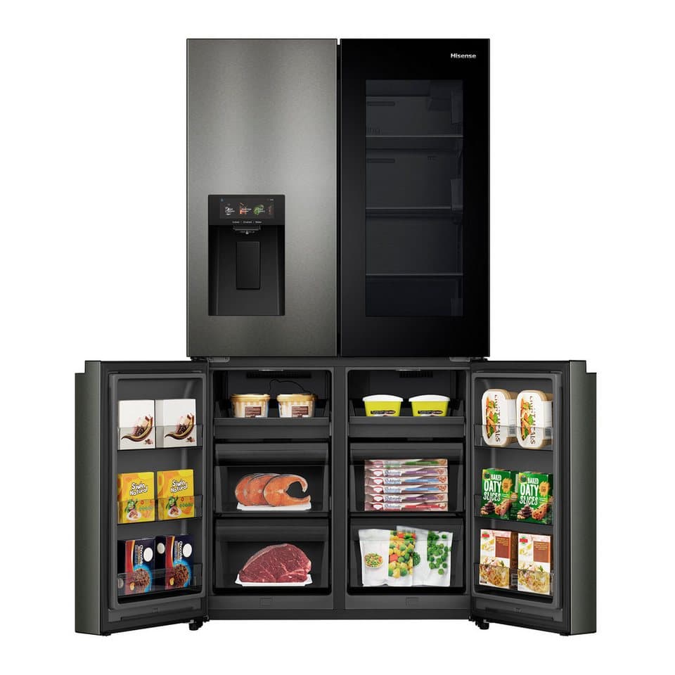 Hisense Multi Door RQ600P7SKE, 179 cm hoch, 91,4 cm breit, PureViewDoor - immer sehen was im Kühlschrank ist - Thumbnail 10