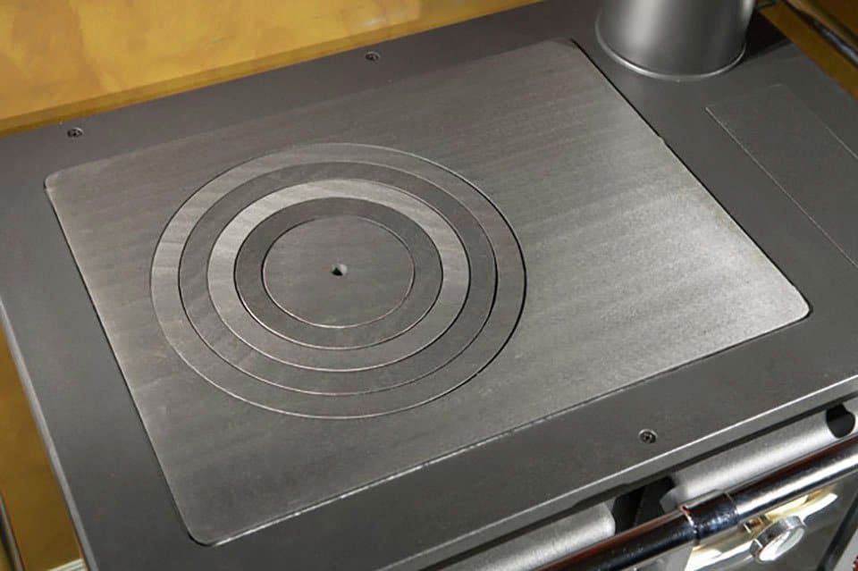 La Nordica Festbrennstoffherd Küchenherd »ROSETTA« 16.Ceramica, 7,9 kW, Zeitbrand - Thumbnail 5