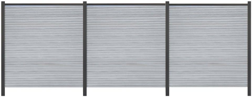 Tetzner & Jentzsch Sichtschutzelement WARREN 1, (Set), pflegeleicht, coextrudierte Oberfläche, Design-Oberfläche - Bild 1