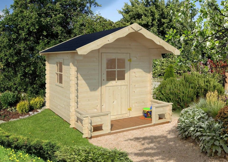 Palmako Spielhaus Stina 3,1 m², mit Terrasse - Thumbnail 2