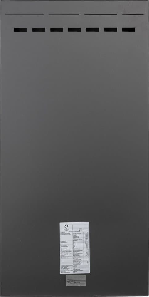 JUSTUS Kaminofen »Texas« Specksteinkeramik Korpus Stahl Schwarz, 6 kW, Zeitbrand, Keramikkacheln, Tee- und Holzfach - Thumbnail 5