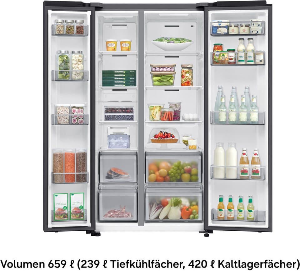 Samsung Side-by-Side RS60F RS70F65QEFEF, 178 cm hoch, 91,2 cm breit - Thumbnail 2
