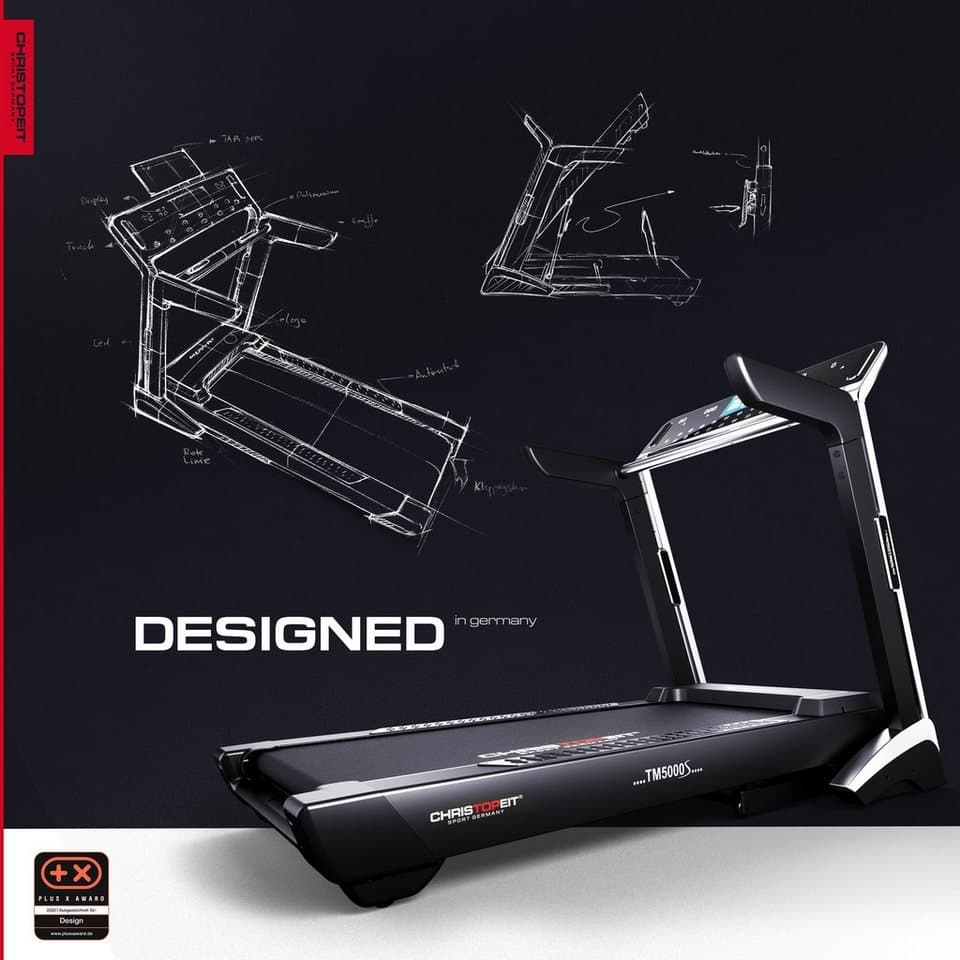 Christopeit Sport® Laufband TM 5000S (mit Soft-Drop Faltmechanismus), bis max. 22 km/h, klappbar, mit Steigung, 150 kg max. Benutzergewicht - Thumbnail 6