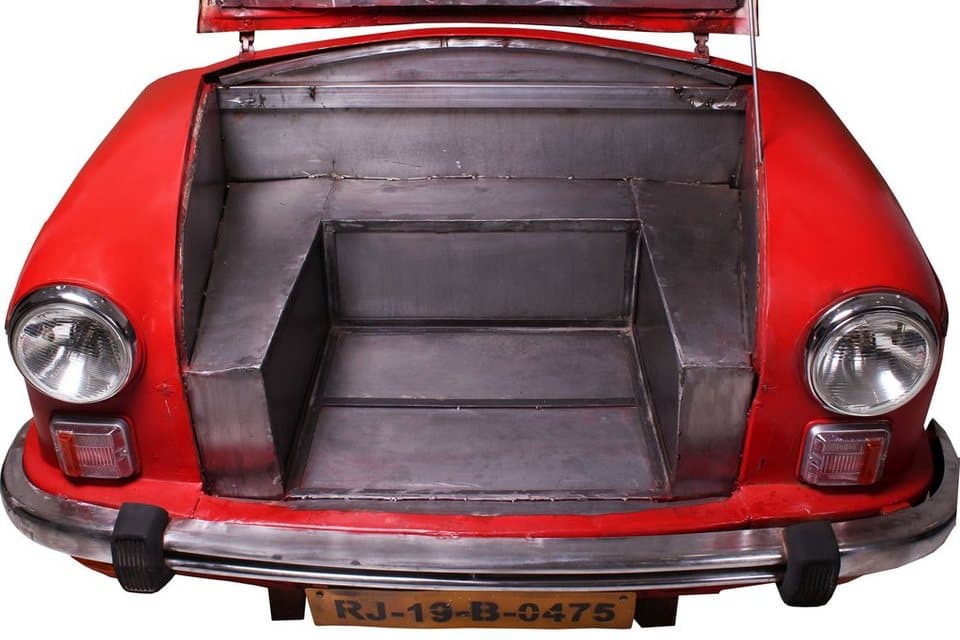 SIT Möbelblende (2 St), Recycelte Auto-Front, innen mit einem Edelstahl-Gasgrill - Thumbnail 3
