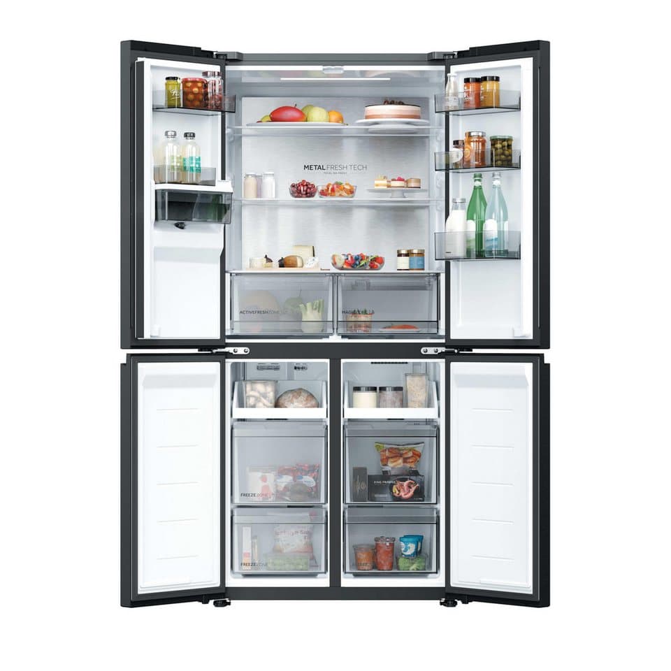 Haier Multi Door Cube 83 HCR58S18CWMB, 185 cm hoch, 83 cm breit, Wasserdispenser mit Tank - Thumbnail 2