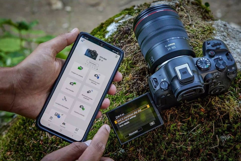 Canon EOS R6 Mark II Systemkamera (RF 24-105mm F4 L IS USM, 24,2 MP, WLAN (Wi-Fi), Bluetooth, Hybridkamera für Foto und Video ohne Kompromisse) - Thumbnail 13