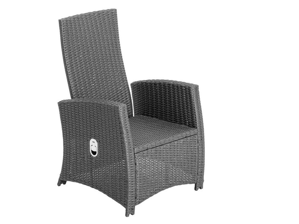 KONIFERA Garten-Essgruppe »New Paris«, (Set, 25-tlg., 8 Sessel, Rückenlehne verstellbar, Tisch 100x200x75 cm, inkl. Auflagen), Aluminium/Polyrattan - Thumbnail 4