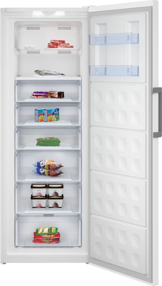BEKO Gefrierschrank RFNE448E55W 7278441317, 191,2 cm hoch, 70 cm breit, NoFrost & Umgebungstemperatur bis –15 °C - Thumbnail 3