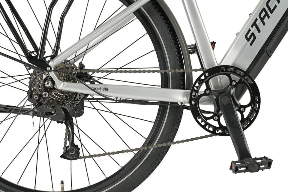 Prophete E-Bike Mountainbike Stack 1.8, 8 Gang Shimano Altus Schaltwerk, Kettenschaltung, Heckmotor, 360 Wh - Thumbnail 6