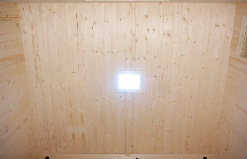 Sanotechnik Sauna »LAHTI« Außensauna mit Infrarotkabine, BxTxH: 198 x 181,5 x 200,2 cm, 4,4 mm, geeignet für 6 Personen, Fichetnholz - Thumbnail 13