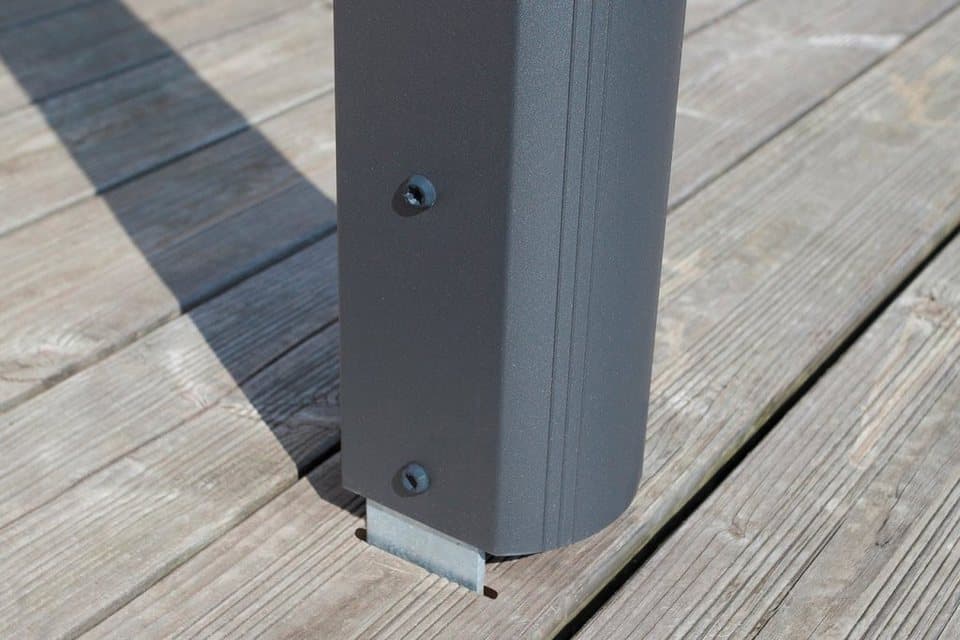 Skanholz Terrassendach Genua, BxT: 434x257 cm, Bedachung Doppelstegplatten, 434 cm Breite, verschiedene Tiefe - Thumbnail 6