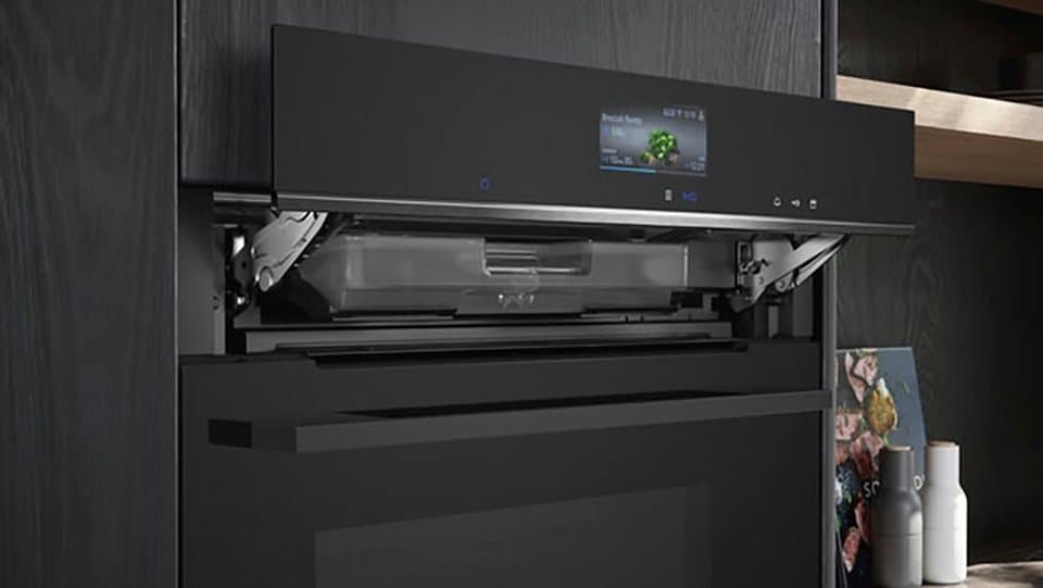SIEMENS Dampfbackofen iQ700 HS736G3B1, mit Teleskopauszug nachrüstbar, ecoClean, cookControl Pro Funktion für automatische Gerichtzubereitungen - Thumbnail 5