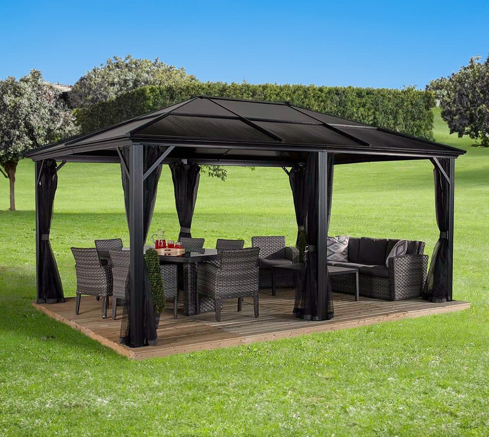 Sojag Pavillon Gazebo Meridien, (Set), BxT: 365x485 cm, mit Moskitonetzen - Thumbnail 2
