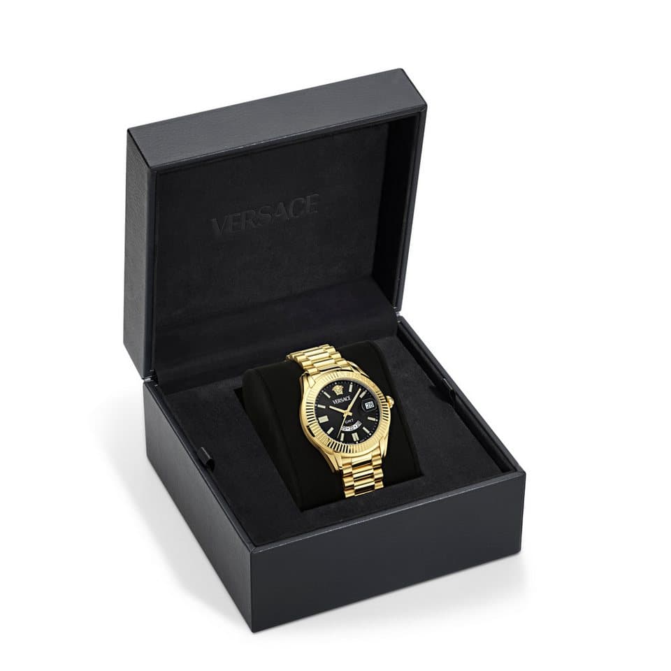 Versace Quarzuhr APODIS VE0U00625, Armbanduhr, Herrenuhr, Swiss Made, Edelstahlarmband, analog, GMT - Thumbnail 4