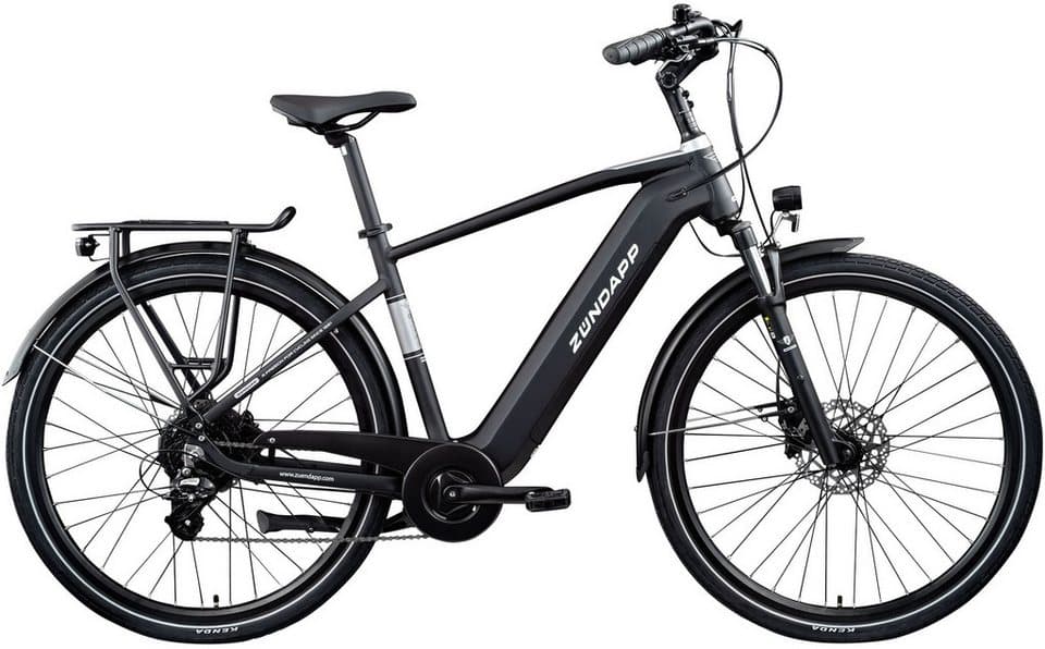 Zündapp E-Bike Trekkingrad Z810, 24 Gang Shimano Altus RD-M310 Schaltwerk, Kettenschaltung, Heckmotor, 417,6 Wh, Pedelec, Elektrofahrrad für Herren - Bild 1