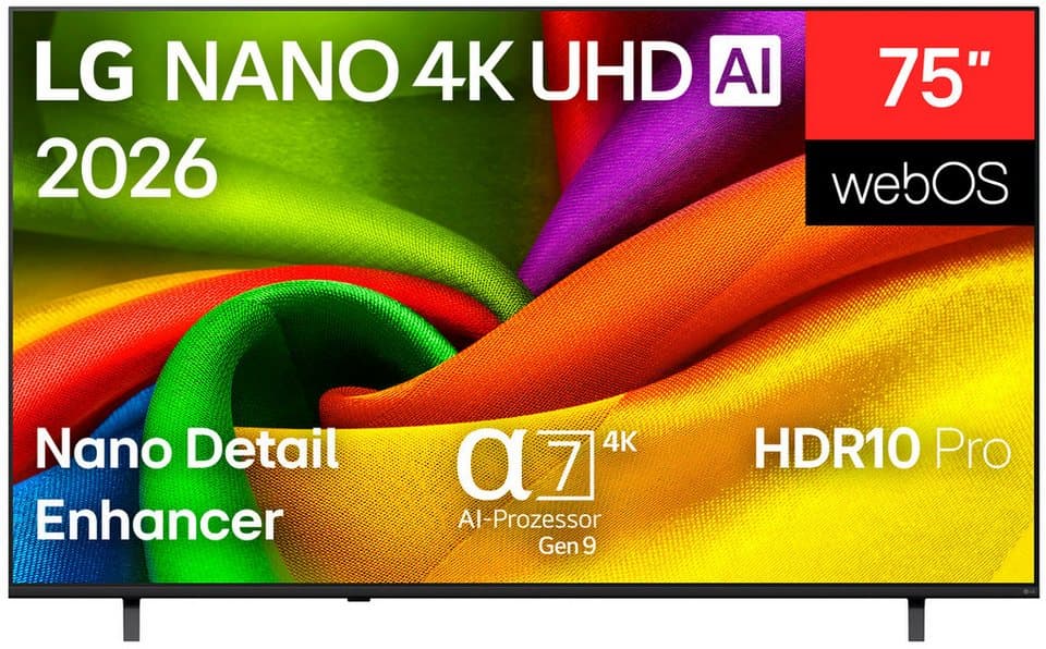 LG 75NU850B6LA DLED-Fernseher (189 cm/75 Zoll, 4K Ultra HD, Smart-TV) - Bild 1