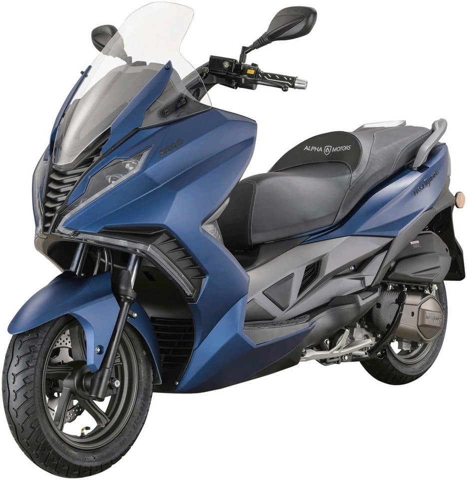 Alpha Motors Motorroller Sport Cruiser 22, 125 ccm, 95 km/h, Euro 5+, mit Lenkerschloss - Thumbnail 2