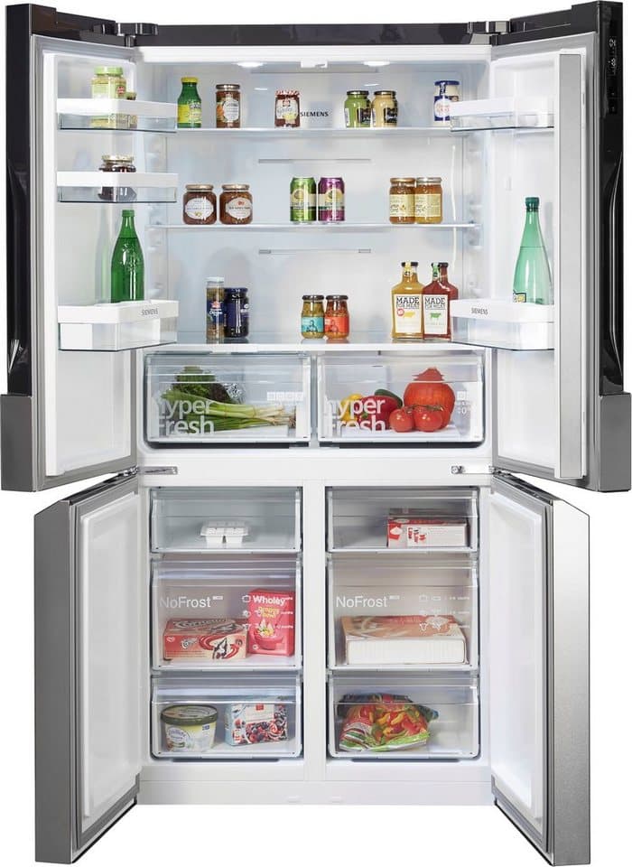 SIEMENS Multi Door iQ300 KF96NVPEA, 183 cm hoch, 91 cm breit, noFrost, hyperFresh Schubladen, LED-Licht, superKühlen, superGefrieren - Thumbnail 8