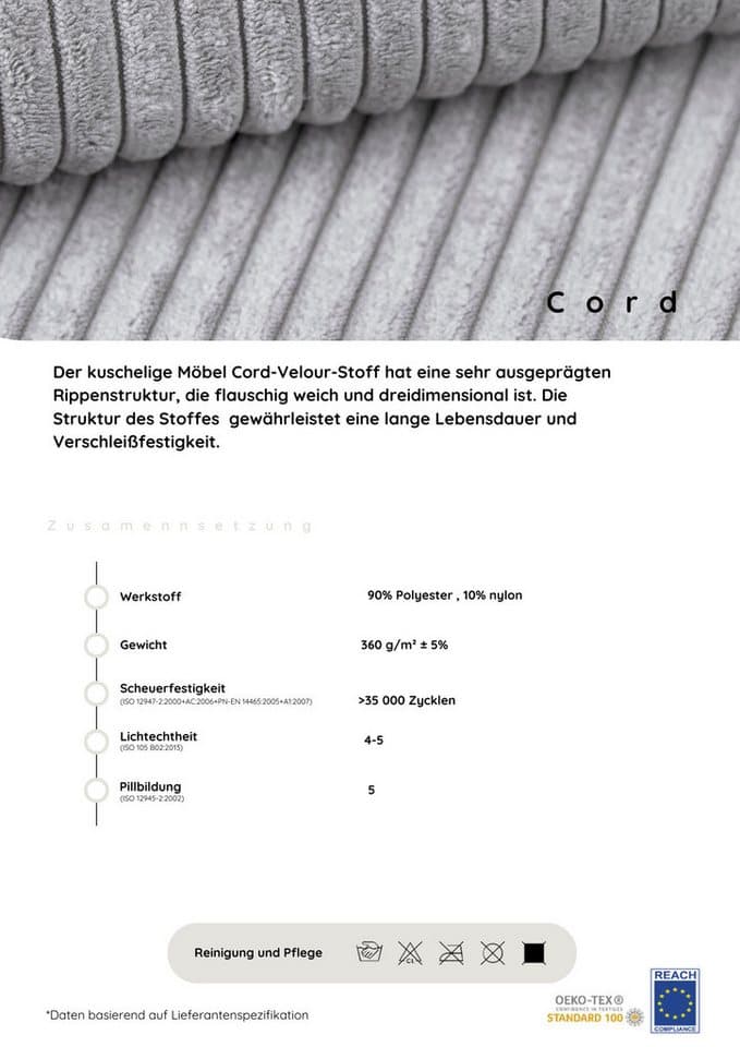 COLLECTION AB Wohnlandschaft Josy U-Form, B: 269 cm, Schlaffunktion & Bettkasten, Federkern - Thumbnail 13