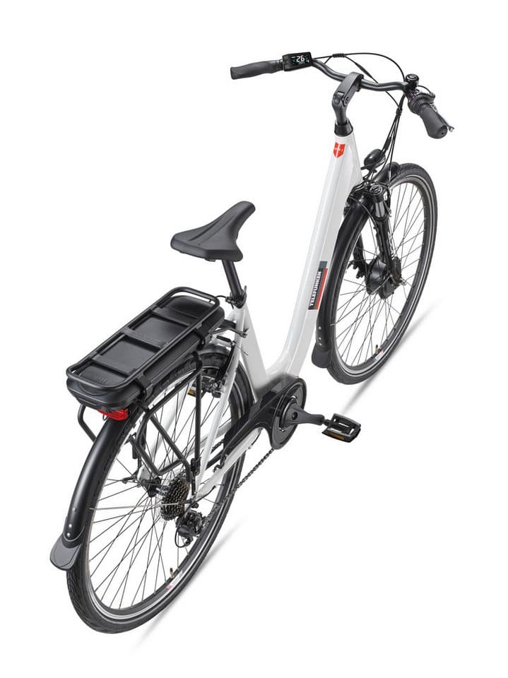 Telefunken E-Bike Cityrad Multitalent RC826, 7 Gang Shimano Shimano Tourney Schaltwerk, Kettenschaltung, Frontmotor, 474 Wh, tiefer Einstieg, 28 Zoll, Pedelec, Elektrofahrrad für Damen u. Herren - Thumbnail 3