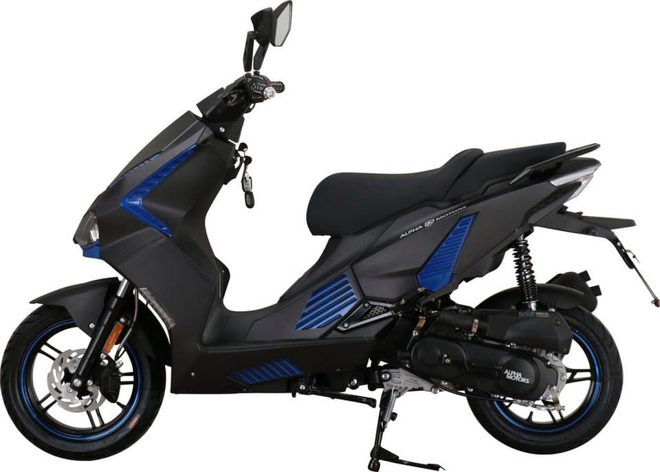 Alpha Motors Motorroller SHARK, 50 ccm, 45 km/h, Euro 5, mit integr. Alarmanlage, Keyless-System und USB-Anschluss - Thumbnail 4