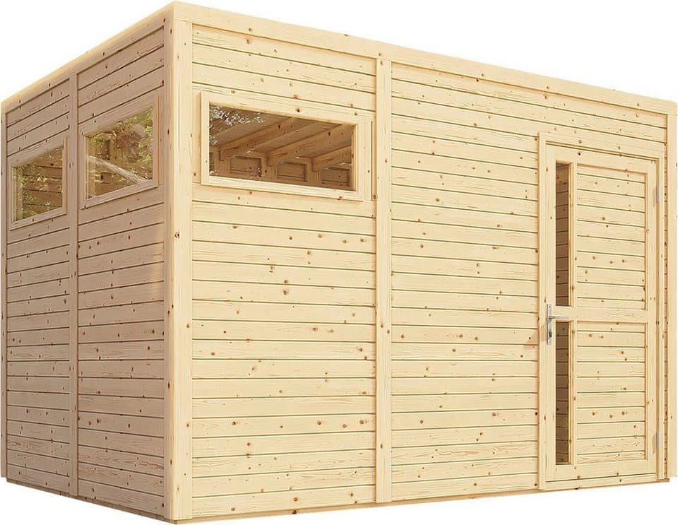 KONIFERA Gartenhaus Cubus 3, BxT: 337x240 cm, Inklusive Fußboden - Thumbnail 2