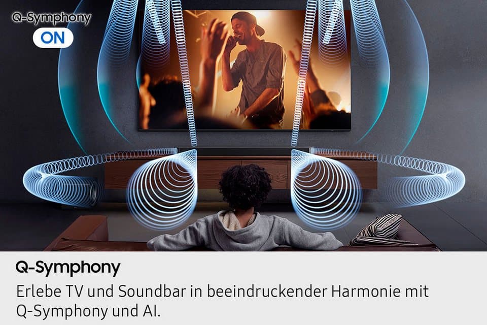 Samsung HW-Q995GF Q-Soundbar Soundbar 11.1.4 (Bluetooth, WLAN (WiFi), 40 W, 11.1.4-Kanal Subwoofer & Rücklautsprecher, Kabellos Dolby Atmos, DTS:X) - Thumbnail 5