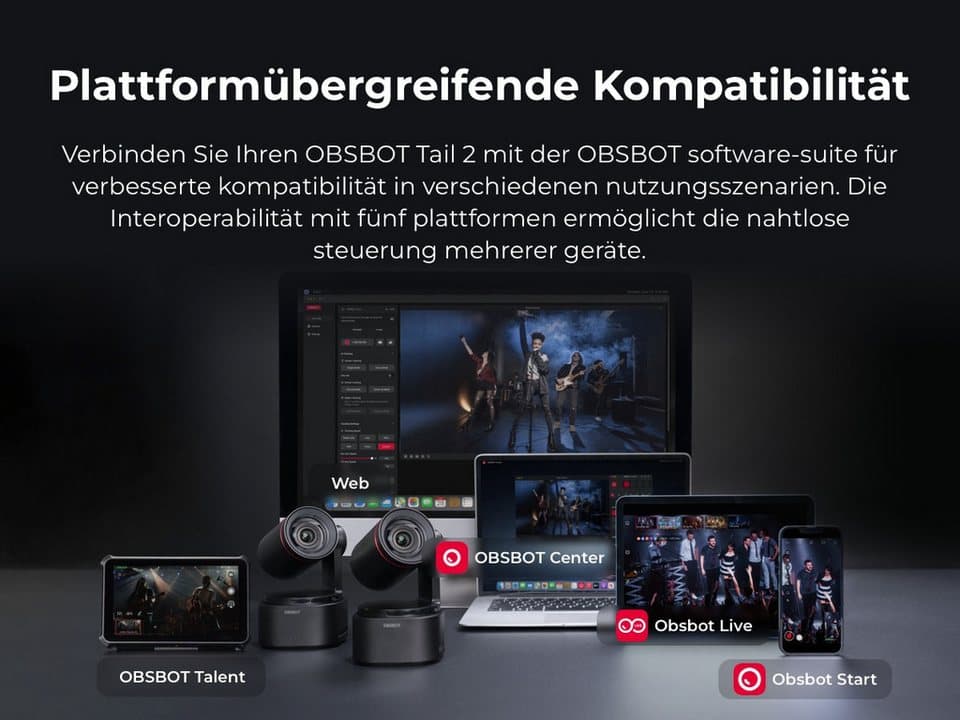 OBSBOT Tail 2 Camcorder (WLAN (Wi-Fi), Bluetooth, LAN (Ethernet), 5x opt. Zoom) - Thumbnail 21
